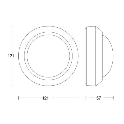 Steinel 081706 - Екстериорен сензор за движение IS 2360-3 ECO 230V IP54 черен