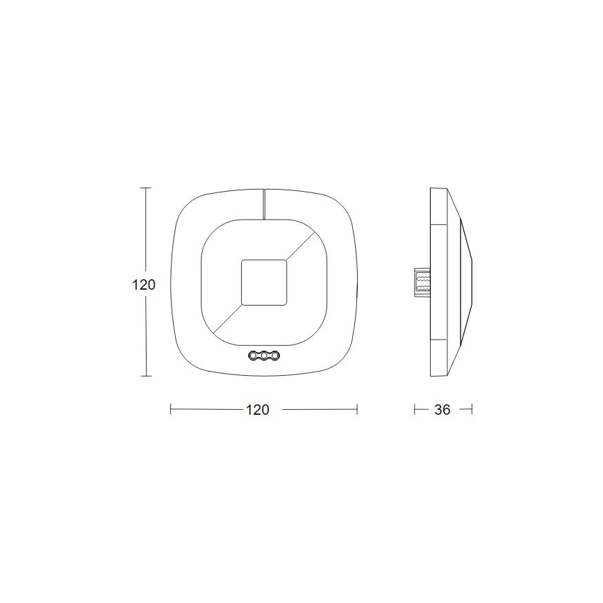 Steinel 082277 - Детектор за присъствие HF 360-2 DALI-2 APC черен