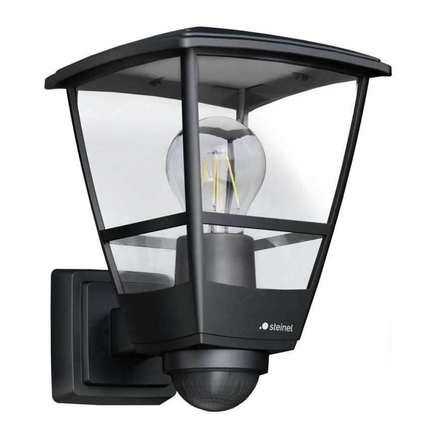 Steinel 084769 - Екстериорен аплик със сензор L10S 1xE27/15W/230V IP44