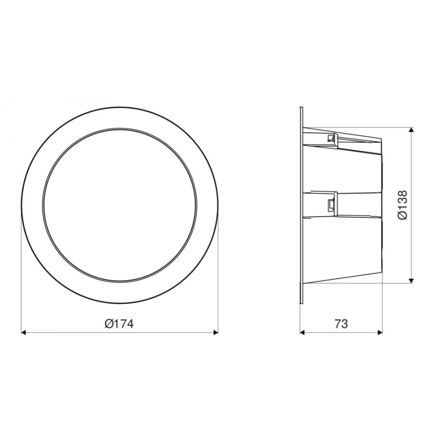 Steinel 084998 - LED Димируем екстериорен лампа за окачен таван със сензор RS PRO DL 150 SC LED/10,8W/230V 3000/4000/5700K IP54