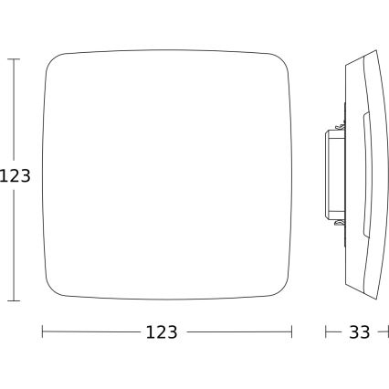 Steinel 086060 - Мултисензори True Presence за вграждане KNX SW черен