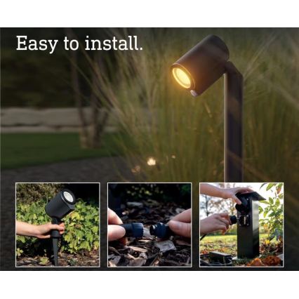 Steinel 089320 - LED RGBW външна лампа със сензор LED/7,9W/24V IP65