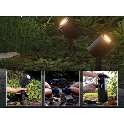 Steinel 089344 - Външна LED RGBW лампа със сензор LED/7,9W/24V IP65