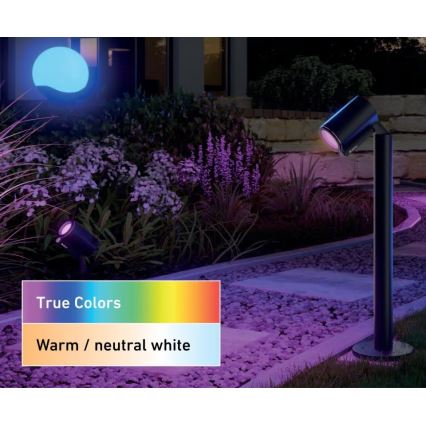 Steinel 089351 - LED RGBW Външна лампа LED/7,9W/24V IP65