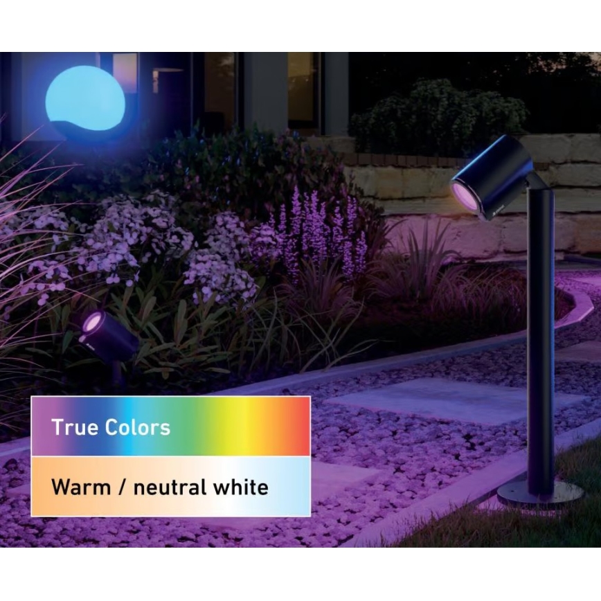 Steinel 089351 - LED RGBW Външна лампа LED/7,9W/24V IP65