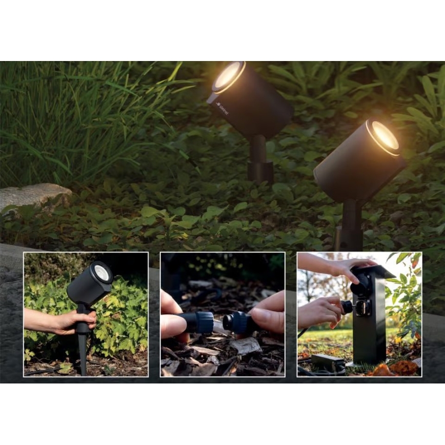 Steinel 089351 - LED RGBW Външна лампа LED/7,9W/24V IP65