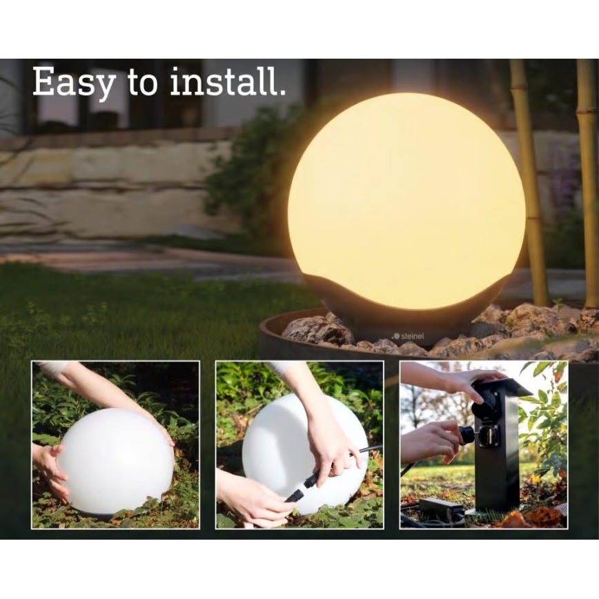 Steinel 089375 - Външна RGBW LED лампа със сензор LED/9,07W/24V 400 mm IP65