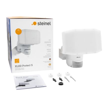 Steinel 089894 - LED Прожектор със сензор XLED PROTECT LED/14,3W/230V 3000K IP54 бял