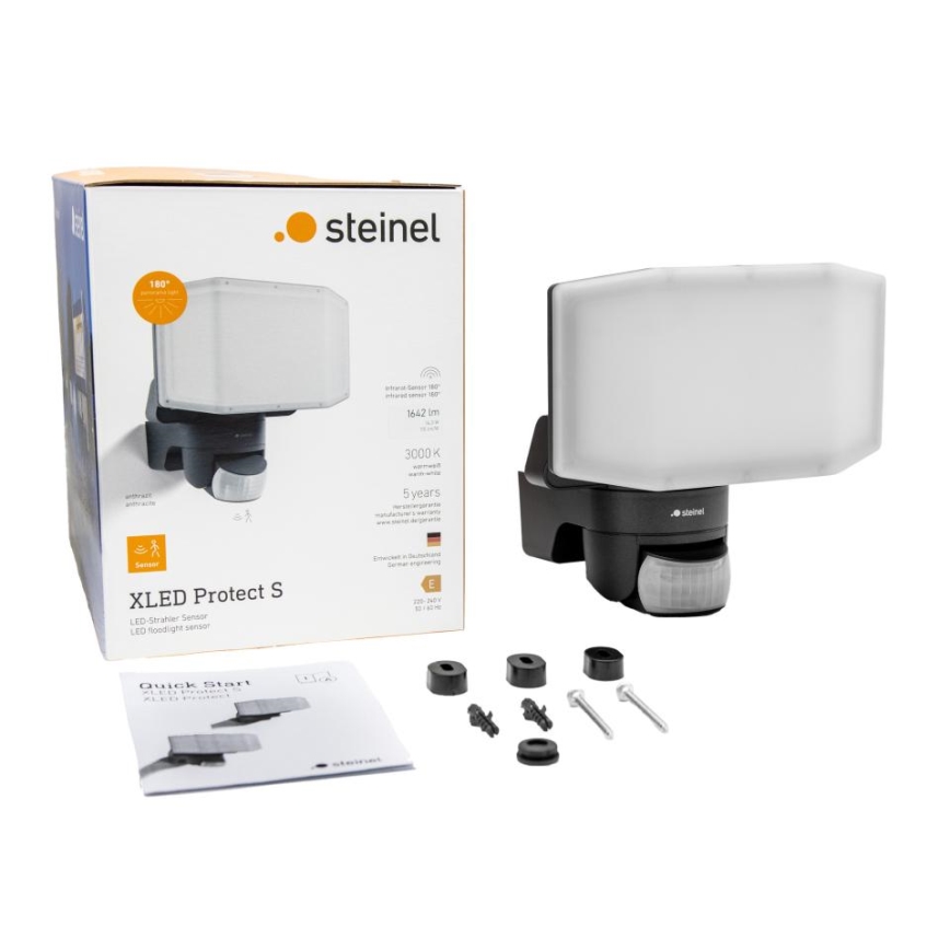 Steinel 090012 - LED Прожектор със сензор XLED PROTECT LED/14,3W/230V 3000K IP54 антрацит