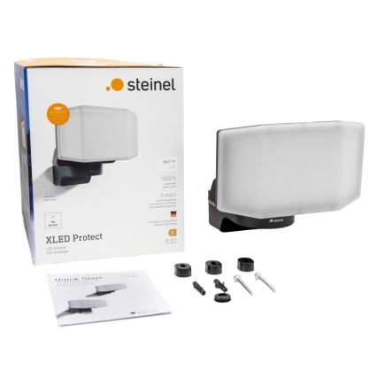 Steinel 090029 - LED Прожектор XLED PROTECT LED/13,6W/230V 3000K IP54 антрацит