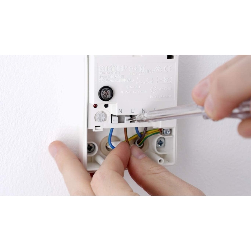 STEINEL 550615 - Сензор за здрач NightMatic 3000 Vario бял IP54