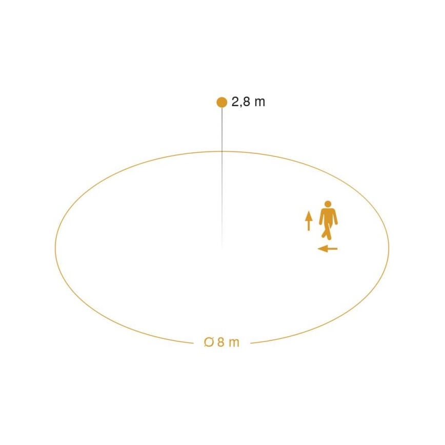 STEINEL 56032 - LED Лампа за баня със сензор LED/9,5W/230V IP54