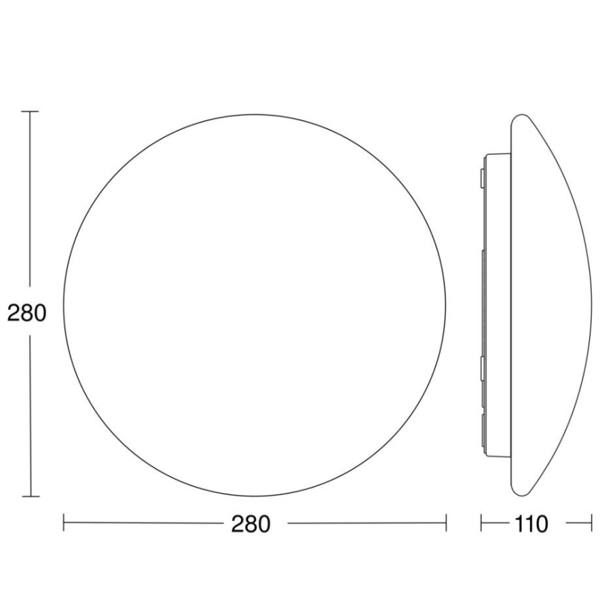 STEINEL 56032 - LED Лампа за баня със сензор LED/9,5W/230V IP54