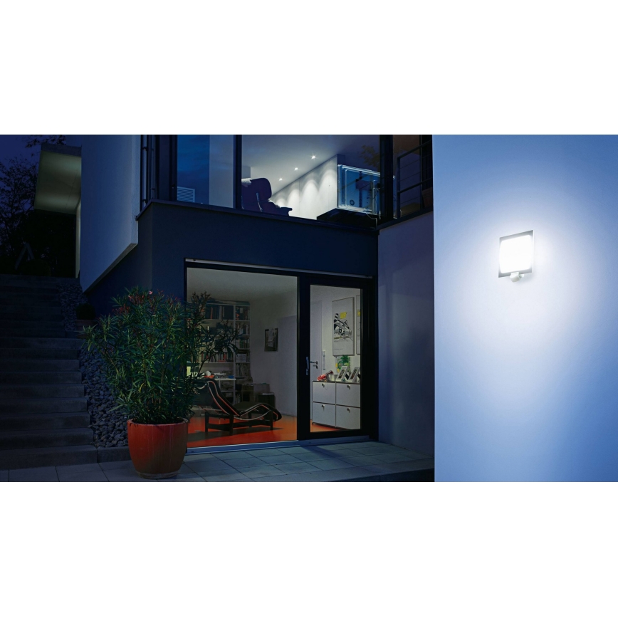 Steinel 566814 - Екстериорен аплик със сензор 1xE27/60W/240V L 20 S IP44