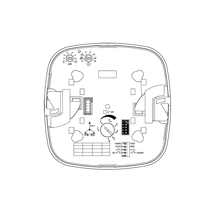 Steinel 590703 - Детектор за присъствие Dual HF COM1 бял