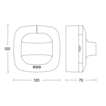 Steinel 590703 - Детектор за присъствие Dual HF COM1 бял
