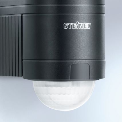 STEINEL 602710 - Екстериорен инфрачервен стенен сензор IS240 антрацит IP54