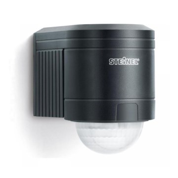 STEINEL 602710 - Екстериорен инфрачервен стенен сензор IS240 антрацит IP54