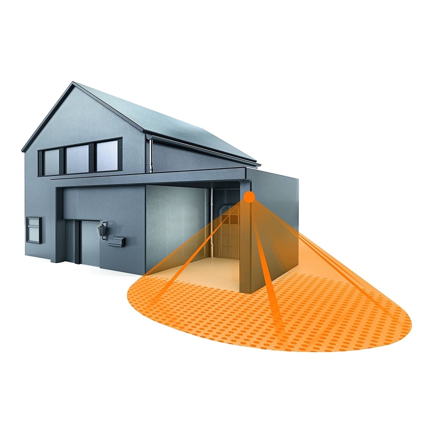 STEINEL 602710 - Екстериорен инфрачервен стенен сензор IS240 антрацит IP54