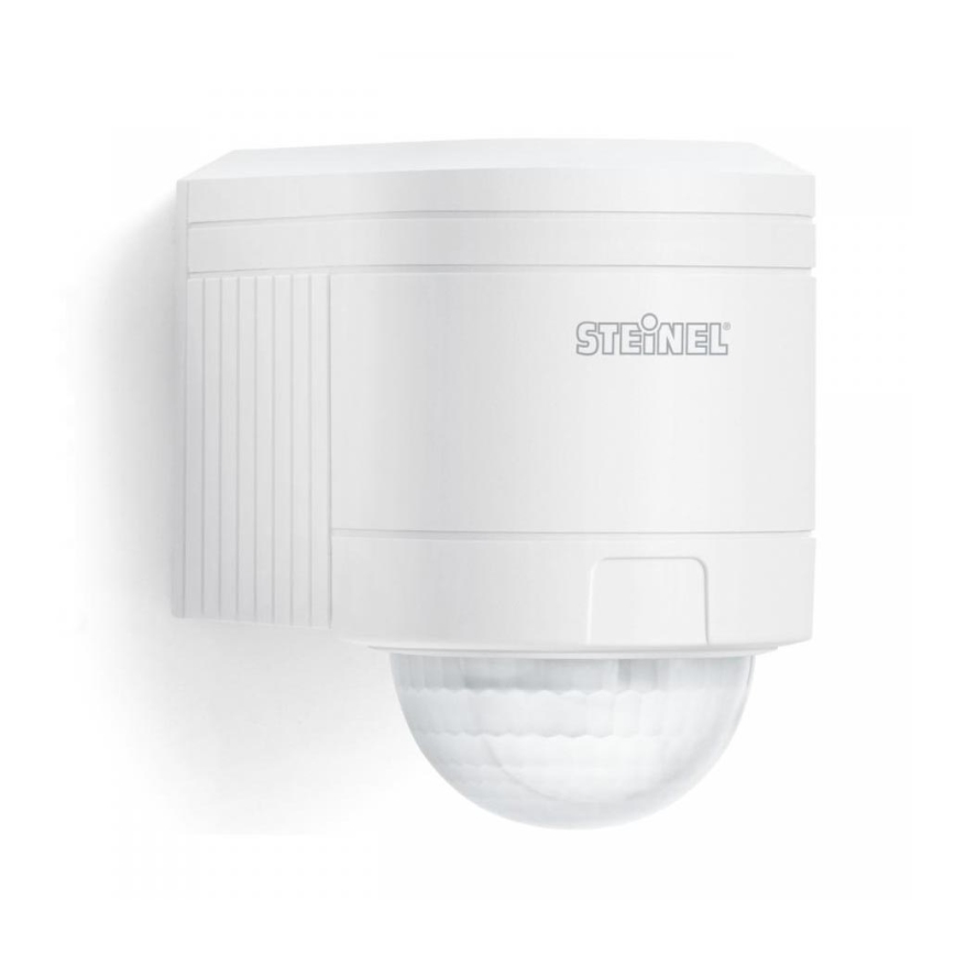 STEINEL 602819 - Екстериорен инфрачервен стенен сензор IS240 бял IP54