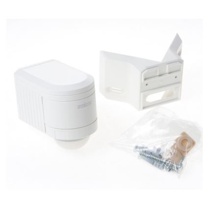 STEINEL 602819 - Екстериорен инфрачервен стенен сензор IS240 бял IP54