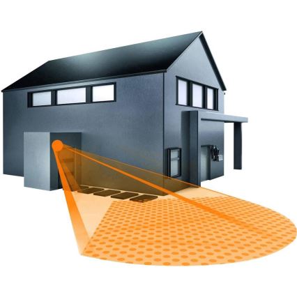 STEINEL 608910 - Екстериорен инфрачервен сензор IS 140-2 бял IP54