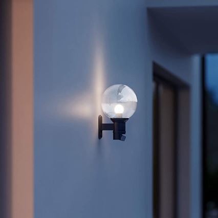 STEINEL 634216 - L 560 S Екстериорен аплик със сензор IP44 черен