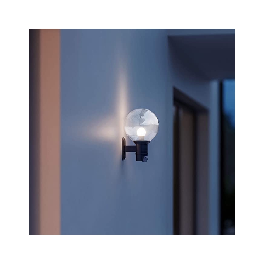 STEINEL 634216 - L 560 S Екстериорен аплик със сензор IP44 черен