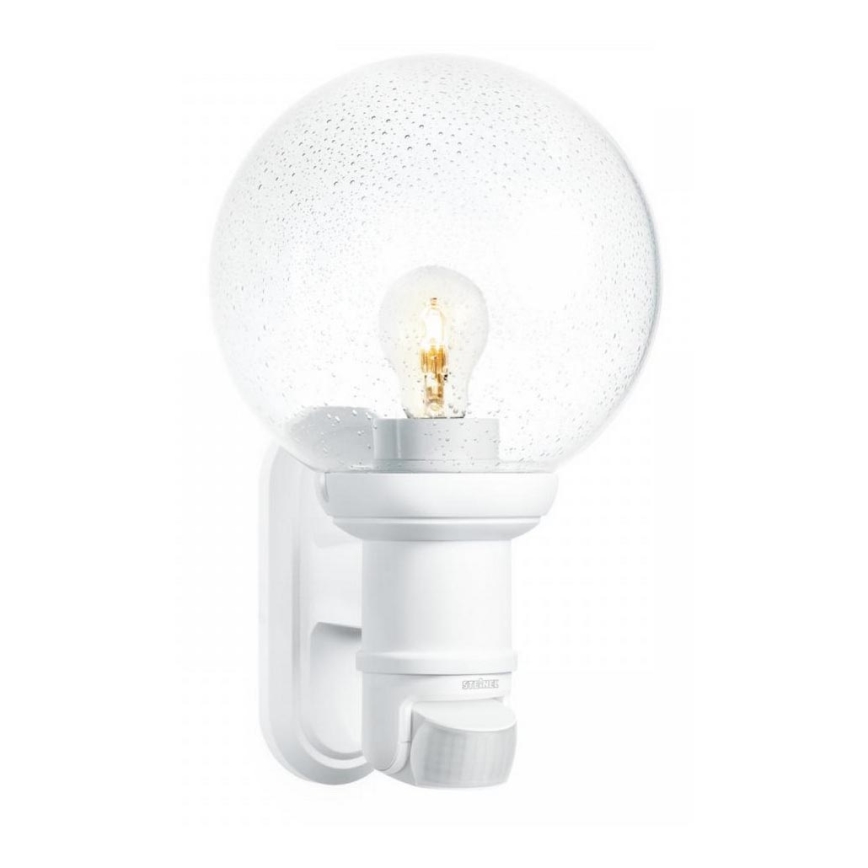 STEINEL 634315 - L 560 S Екстериорен аплик със сензор IP44 бял