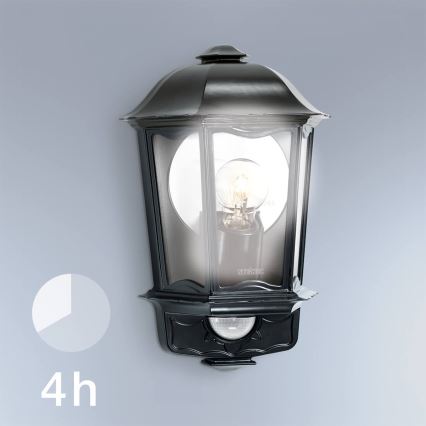 Steinel 644413 - Екстериорен аплик със сензор L 190 S 1xE27/100W/230V IP44