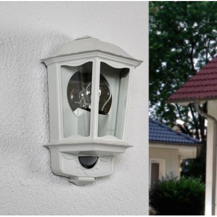 Steinel 644512 - Екстериорен аплик със сензор L 190 S 1xE27/100W/230V IP44