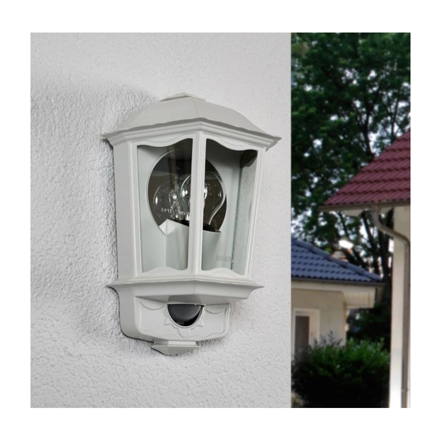 Steinel 644512 - Екстериорен аплик със сензор L 190 S 1xE27/100W/230V IP44