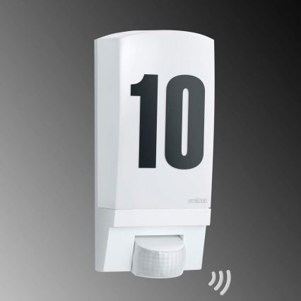 STEINEL 650513 - L1 Екстериорен аплик със сензор IP44 бял