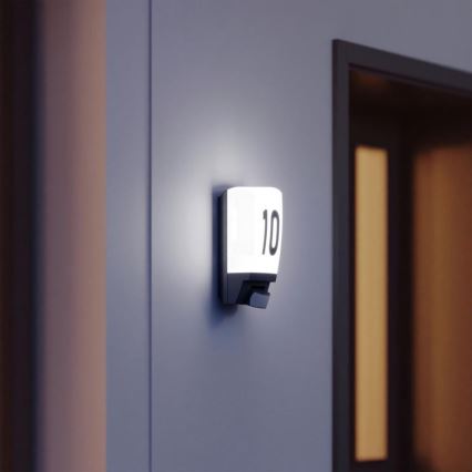 STEINEL 650513 - L1 Екстериорен аплик със сензор IP44 бял