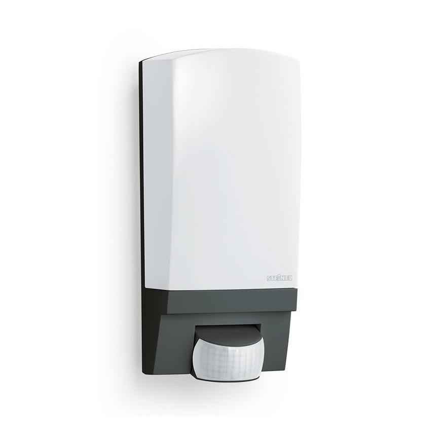 STEINEL 650612 - L1 Екстериорен аплик със сензор IP44 черно-бял
