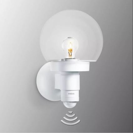 Steinel 657413 - Екстериорен аплик със сензор L 115 S 1xE27/60W/230V IP44