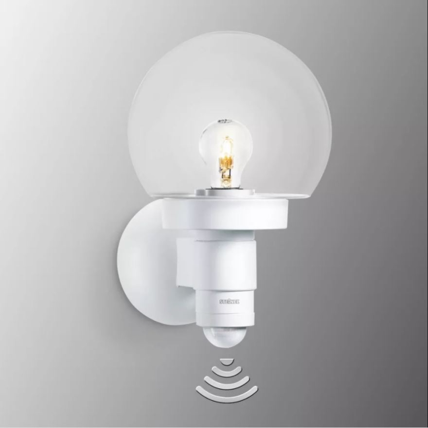 Steinel 657413 - Екстериорен аплик със сензор L 115 S 1xE27/60W/230V IP44