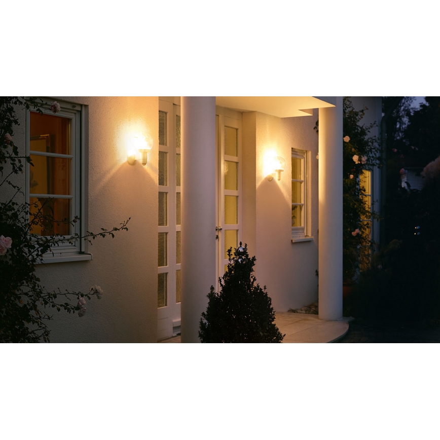 Steinel 657413 - Екстериорен аплик със сензор L 115 S 1xE27/60W/230V IP44