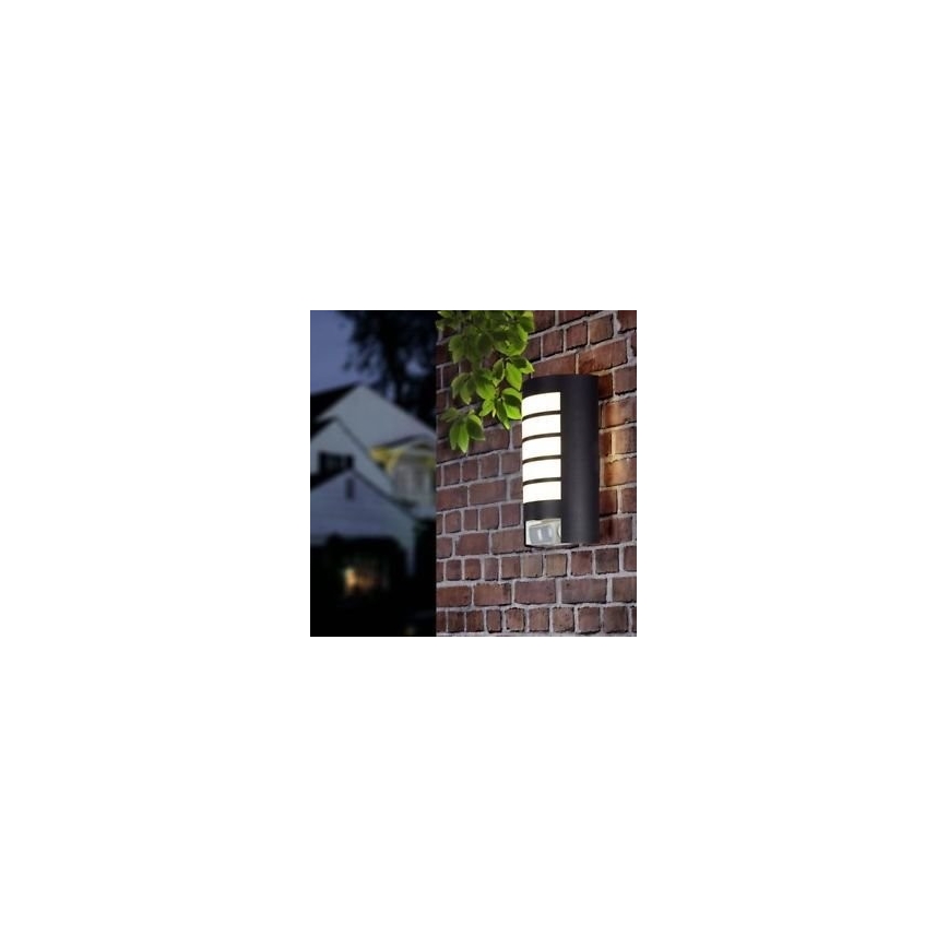 STEINEL 657819 - Екстериорен аплик със сензор L12 1xE27/60W/230V IP44