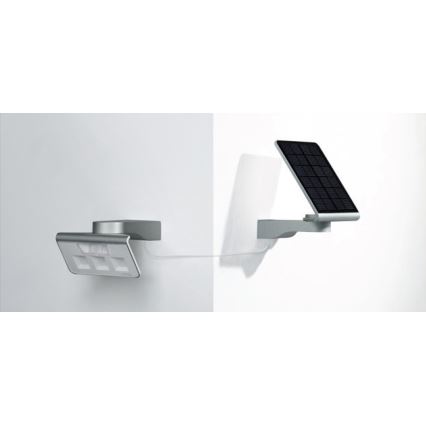 STEINEL 671006 - Соларен сензор LED-прожектор XSolar L-S 0,5W/LED бял IP44 2500 mAh
