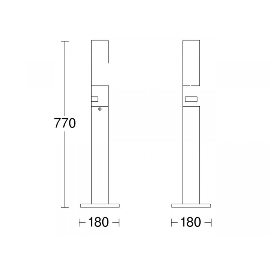 STEINEL 69476 - LED Екстериорна лампа със сензор GL 65 S LED/8,7W/230V IP44 3000K антрацит