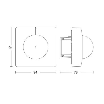 Steinel 751302 - Детектор за присъствие HF 360 COM1 бял