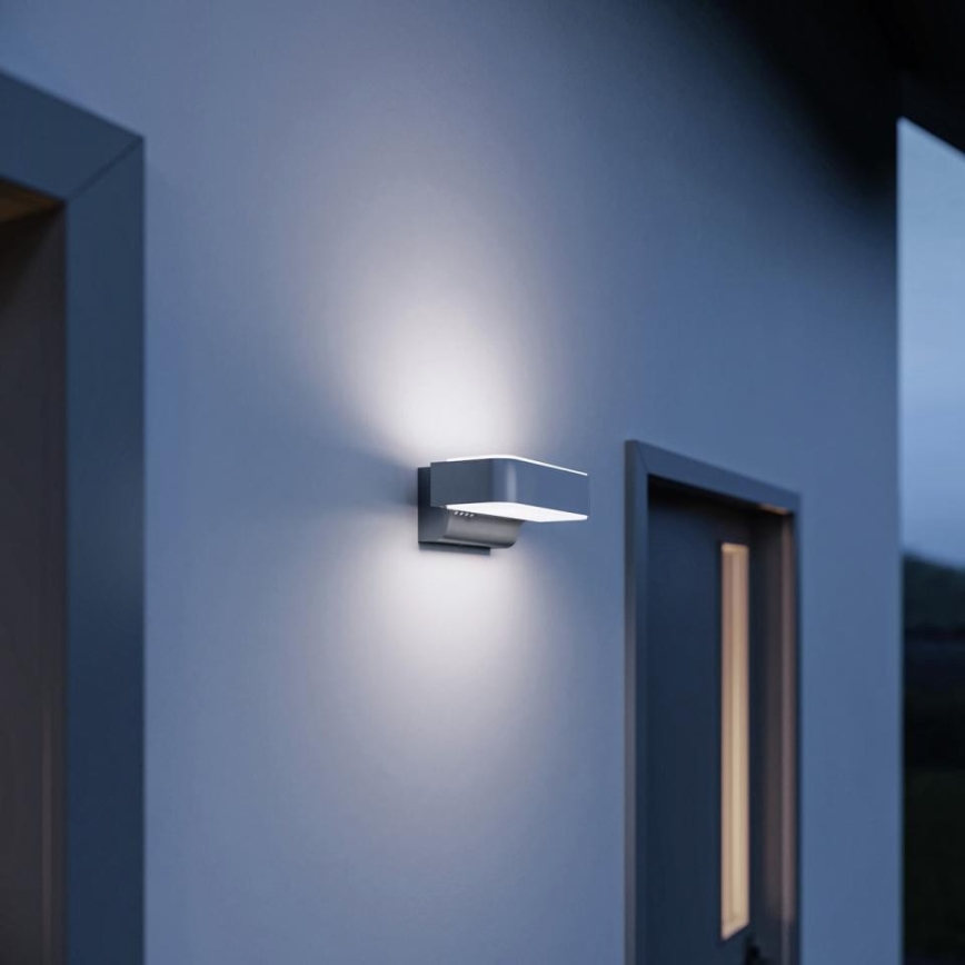 STEINEL 87562 - LED Екстериорен аплик със сензор L 810 SC LED/9,8W/230V IP44 сребрист