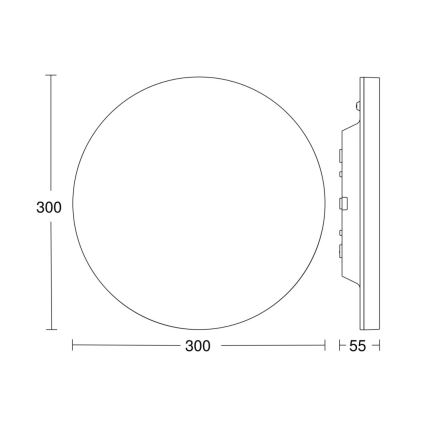 Steinel 067717 - LED Димируем плафон със сензор RS PRO R10 PLUS SC 8,5W/230V IP40 3000K