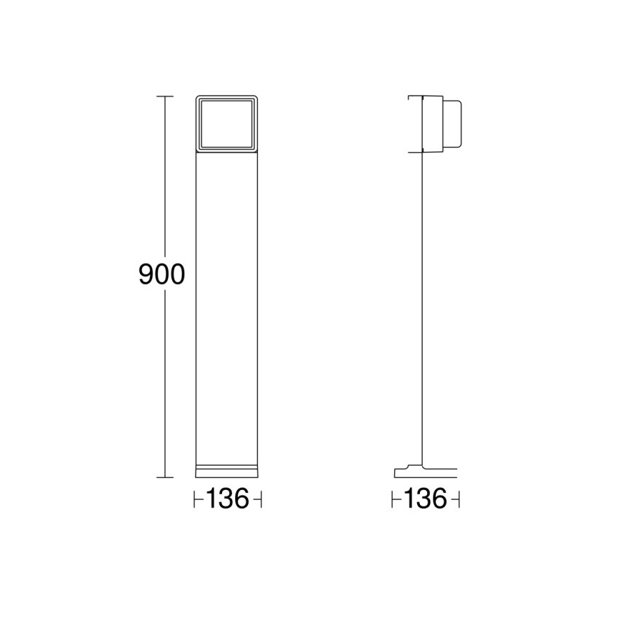 Steinel 078683 - LEDДимируема екстериорна лампа със сензор GL 85 SC 900 LED/9W/230V IP44