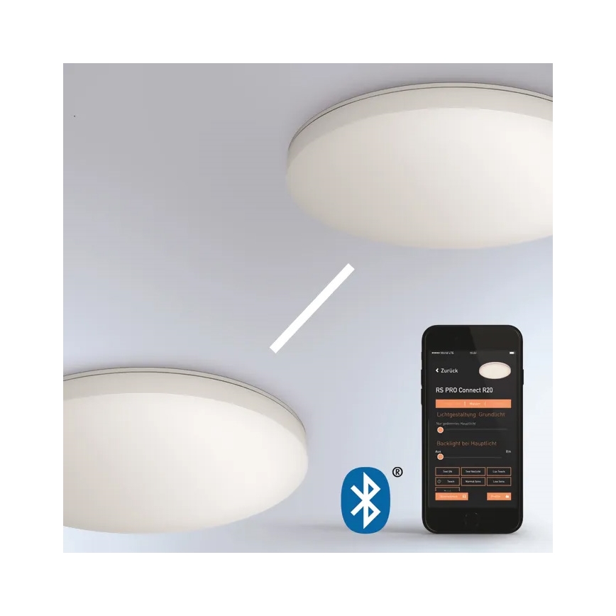 Steinel 067762 - LED Димируем плафон със сензор RS PRO R30 plus SC 23,7W/230V 4000K IP40