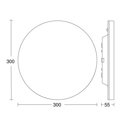Steinel 067809 - LED Димируема лампа със сензор RS PRO R10 BASIC SC LED/8,5W/230V 4000K IP40