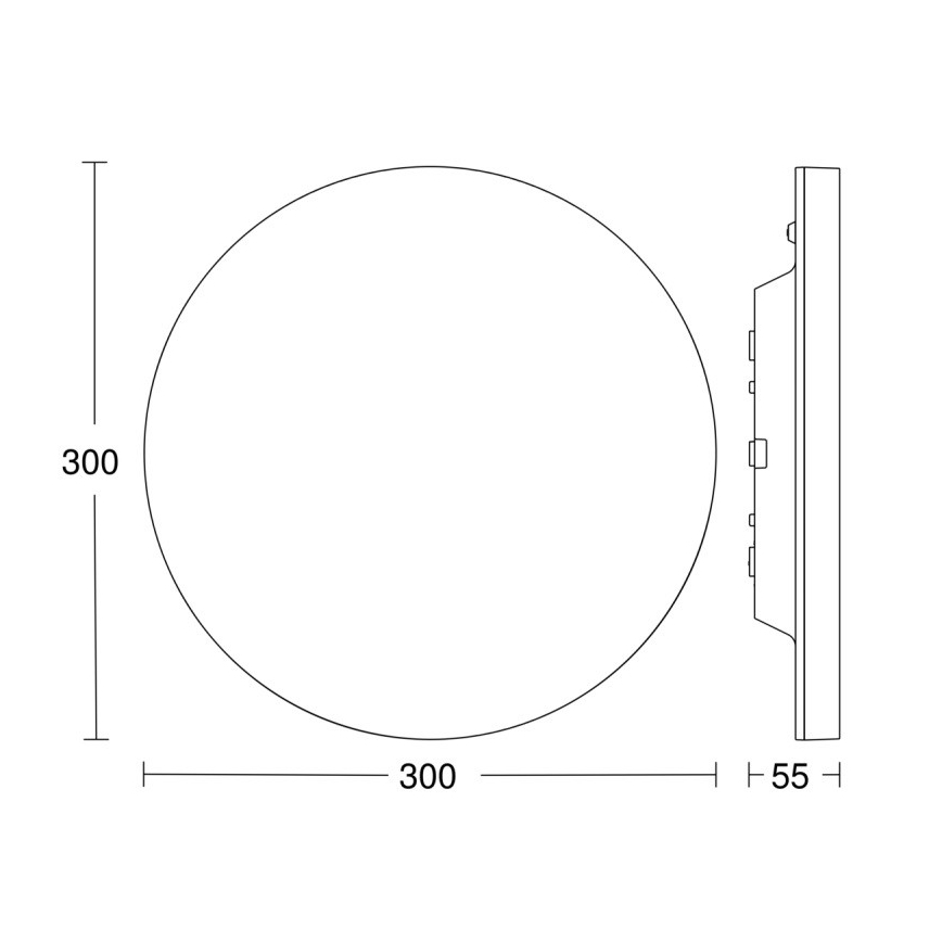Steinel 067809 - LED Димируема лампа със сензор RS PRO R10 BASIC SC LED/8,5W/230V 4000K IP40
