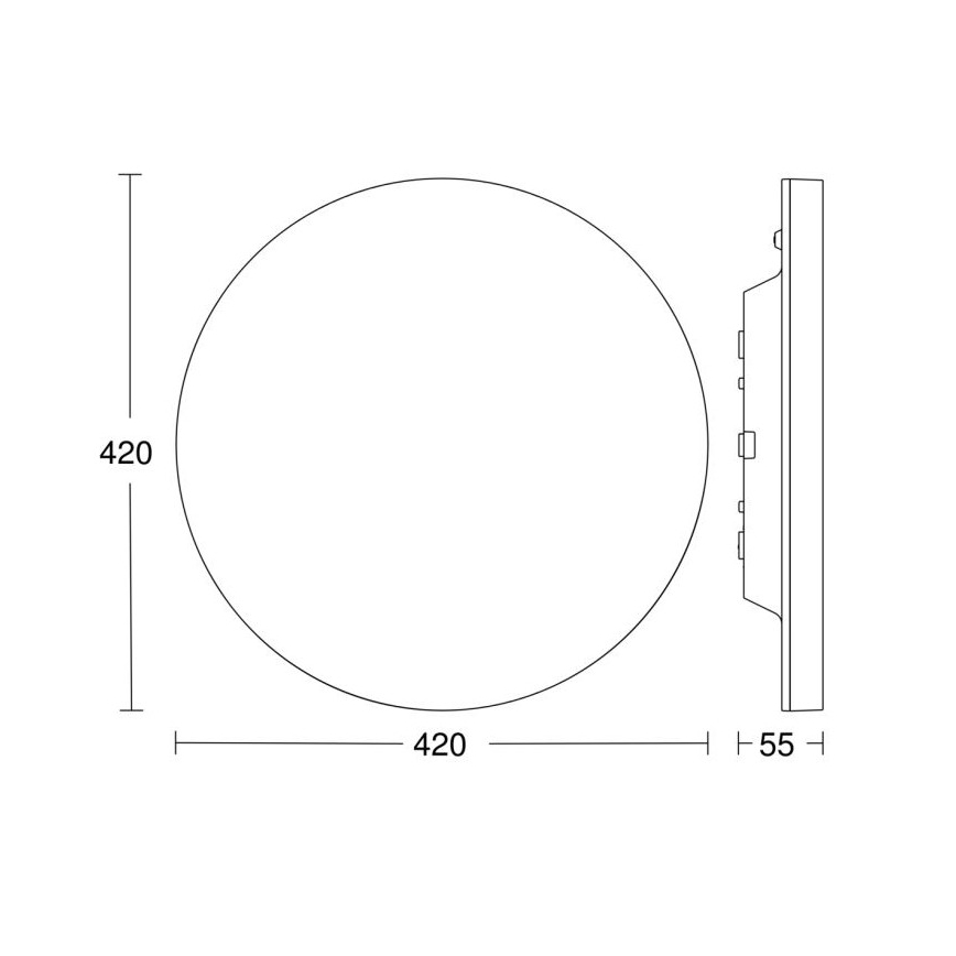 Steinel - LED Димируем плафон със сензор RSPROR30BASICSC 23,22W/230V IP40 3000K