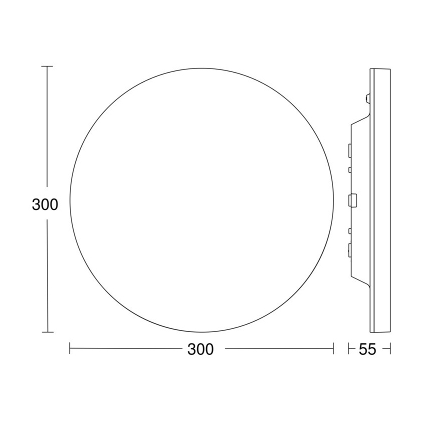 Steinel 067816 - LED Димируема лампа със снезор RS PRO R10 BASIC SC LED/8,5W/230V 3000K IP40